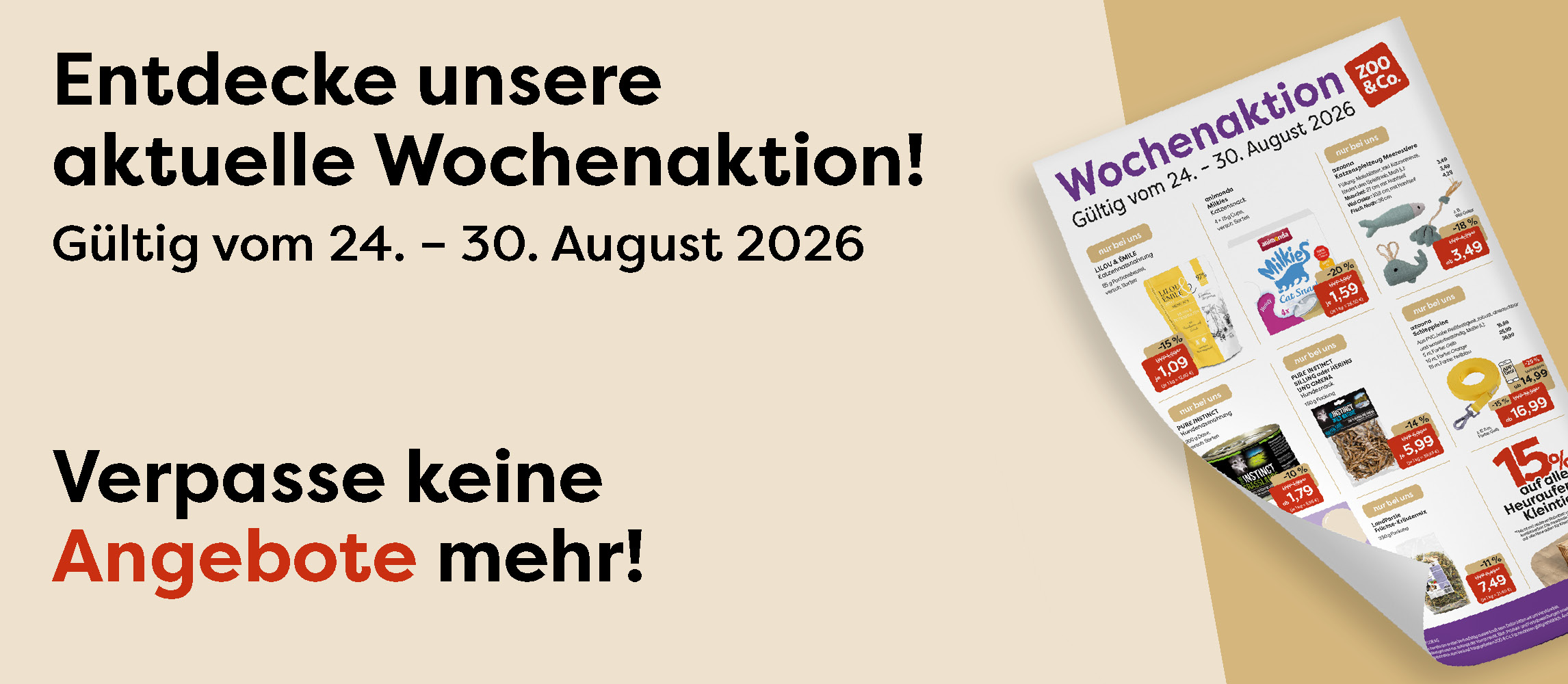 Entdecke unsere Wochenaktion!